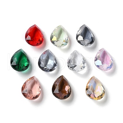 Transparent Glass Rhinestone Cabochons RGLA-B003-08A-1