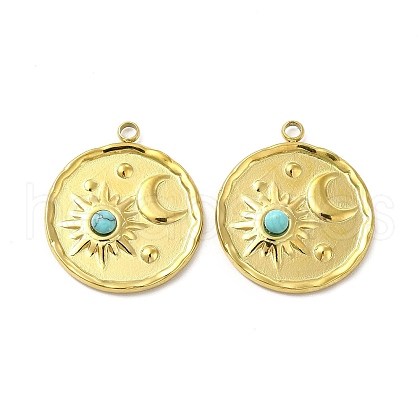 Natural Turquoise Pendants STAS-J401-VC604-1