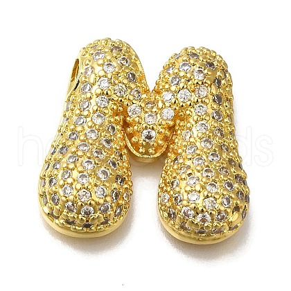 Brass with Cubic Zirconia Pendant KK-Q818-02M-G-1