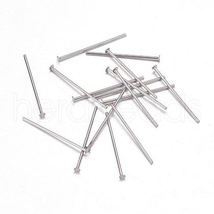 Tarnish Resistant 304 Stainless Steel Flat Head Pins STAS-H358-03C-1