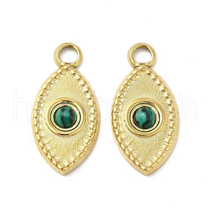Natural Malachite Pendants STAS-J401-VC545-1