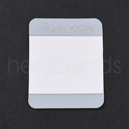 Paper with Plastic Jewlery Display Cards CDIS-G009-04-1