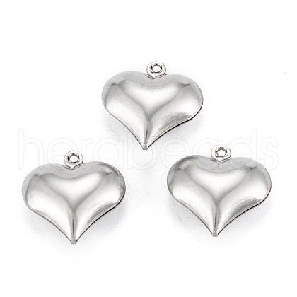 Non-Tarnish 316 Surgical Stainless Steel Pendants STAS-C026-25P-1
