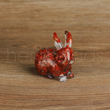 Resin Rabbit Display Decoration PW-WG86620-13-1