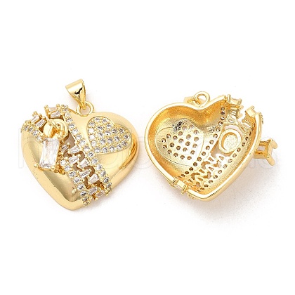 Rack Plating Brass Pendants KK-R146-08G-1