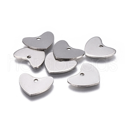 Tarnish Resistant 201 Stainless Steel Stamping Blank Tag Charms STAS-F207-26P-1