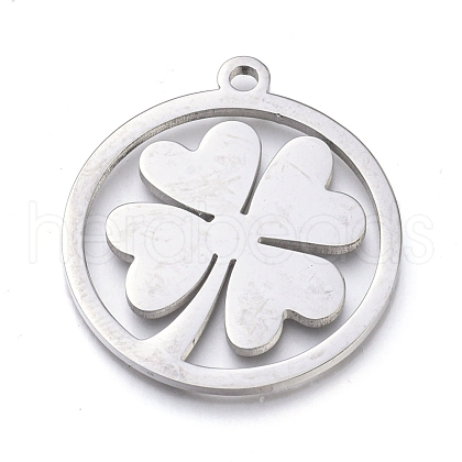 Non-Tarnish 304 Stainless Steel Pendants STAS-L245-018P-1