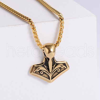 Anchor Punk Style Stainless Steel Pendant Men's Necklace Nightclub Accessory SZ0726-2-1