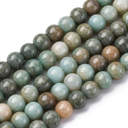 Opaque Glass Beads Strands GLAA-T031-01O-13-1