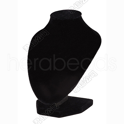 Velvet Necklace Display Bust NDIS-WH0021-01-1