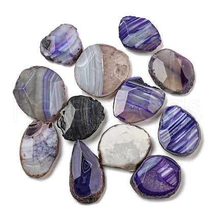 Dyed Natural Druzy Agate Beads G-G123-07-1
