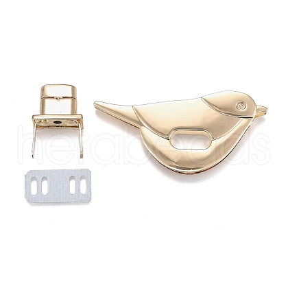 Alloy Bag Twist Lock Clasps FIND-H209-05G-1