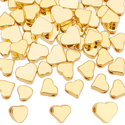   60Pcs 3 Style Brass Beads KK-PH0005-55-1