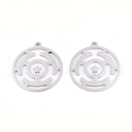 304 Stainless Steel Pendants STAS-N108-40P-1