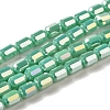 Electroplate Glass Beads Strands EGLA-D031-01B-1