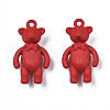Rack Plating Spray Painted Alloy Pendants PALLOY-N172-001-03-2