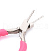 65# Steel Round Nose Pliers with Plastic Handles TOOL-N008-01-3