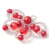 Seed Beads & Glass Pearl Beaded Charms PALLOY-MZ00336-02-3