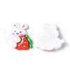 Opaque Resin Cabochons CRES-P023-06D-2