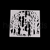 Deer Frame Carbon Steel Cutting Dies Stencils X-DIY-F036-02-2