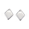 Tarnish Resistant 201 Stainless Steel Charms X-STAS-F039-85-P-1