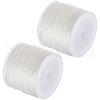 Beebeecraft 2 Rolls Flat Elastic Crystal Spandex String EW-BBC0001-02B-01-1