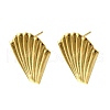 304 Stainless Steel Stud Earring Findings STAS-B087-08A-G-1