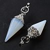 Opalite Faceted Cone Big Pendants G-P552-04P-04-2