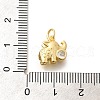 Brass Micro Pave Cubic Zirconia Pendants KK-L225-050G-3