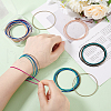 Unicraftale 50Pcs 10 Styles Spring Bracelets TWIR-UN0001-16-4