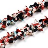 Spray Painted Synthetic Turquoise Beads Strands UNKW-T001-11K-03-1