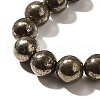 Natural Pyrite Beads Strands G-H059-A01-03-3
