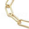 304 Stainless Steel Paperclip Chain Necklaces NJEW-I245-09G-4