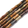 Natural Polychrome Jasper/Picasso Stone/Picasso Jasper Beads Strands G-L624-G04-12x5mm-2
