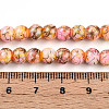 Baking Painted Glass Beads Strands DGLA-N003-6mm-B02-5