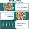 Unicraftale 100Pcs 304 Stainless Steel Folding Crimp Ends STAS-UN0041-16-5