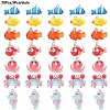 35Pcs 7 Styles Ocean Theme Resin Pendants RESI-YW0001-68-2