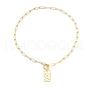 Brass Micro Pave Clear Cubic Zirconia Pendant Necklaces NJEW-JN03103-02-2