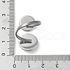 304 Stainless Steel Open Cuff Ring Findings STAS-E124-05I-P-4
