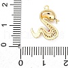 Brass Micro Pave Cubic Zirconia Pendants KK-A240-24G-3