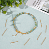 Unicraftale 120Pcs 304 Stainless Steel Curb Chains Extender STAS-UN0059-36G-3