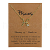 Alloy Crystal Rhinestone Constellation Pendant Necklaces for Women WG4ACA0-12-1