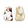 Alloy Enamel Pendants ENAM-M046-12G-A-1