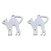 Non-Tarnish 201 Stainless Steel Charms STAS-N098-079P-3