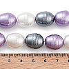 Electroplated Shell Pearl Beads Strands BSHE-H110-01-6