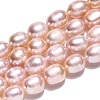 Natural Cultured Freshwater Pearl Beads Strands PEAR-N012-07O-4
