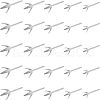 Unicraftale 100 Pcs 5 Styles 304 Stainless Steel Stud Earring Findings STAS-UN0022-10P-1