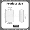 8Pcs 304 Stainless Steel Pendants STAS-LP0001-29-2
