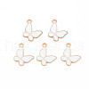 Alloy Enamel Pendants ENAM-T009-65-RS-5
