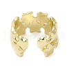 Brass Open Cuff Rings RJEW-Q778-33G-3
